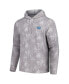 Men's Gray North Carolina Tar Heels Palm Frenzy Hoodie Long Sleeve T-shirt