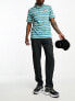 Nike Golf Tour stripe polo short in teal