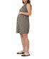 Maternity April Sleeveless Button Down Shirt Dress