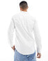 Farah Brewer long sleeve shirt in white