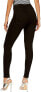 HUE Women 179654 Moto Denim Stretch Leggings Black Size XS