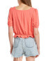 Dnt Lace Top Women's Orange M