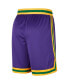 Men's Purple Utah Jazz 2023/24 Classic Edition Hardwood Classics Performance Swingman Shorts