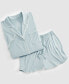 Women's 2-Pc. Short-Sleeve Notched-Collar Pajama Set XS-3X, Created for Macy's