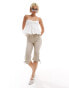 Labelrail x Olivia Grace Herring broderie bandeau smock top in white