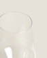 Plain crystalline wine glass