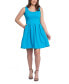 Women's Sleeveless Knee Pleated Pocket Dress