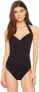 LAUREN RALPH LAUREN Women's 171891 Beach Club Goddess Halter One-Piece Size 14