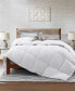 Heavyweight White Goose Feather and Fiber Comforter, King