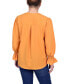 Women's Long Sleeve Y Neck Blouse