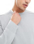 Brave Soul crew neck jumper in light grey