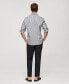 Men's Regular-Fit Striped Cotton-Linen Shirt