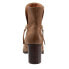 Softwalk Kendall S2054-069 Womens Brown Leather Ankle & Booties Boots 10.5