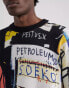 Lee x Jean-Michael Basquiat capsule all over artwork print sweatshirt in black