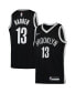 Big Boys James Harden Black Brooklyn Nets 2021/22 Diamond Swingman Jersey - Icon Edition