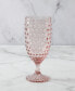 Chauncey Hobnail Handmade Glass Goblet, Set of 4