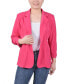 Petite 3/4 Sleeve Scuba Crepe Blazer