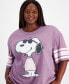 Trendy Plus Size Snoopy Graphic T-Shirt