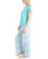 Plus Size 2-Pc. Sunny Style Printed Pajamas Set