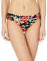 Lucky Brand Women's 236568 multi Bikini Bottom Swimwear Size L