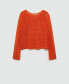 Women's Openwork Knit Sweater