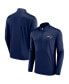 Men's Navy New England Patriots Underdog Quarter-Zip Jacket