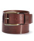 Men's Textured Leather Jean Belt