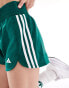 adidas Running Pacer 5 inch woven shorts in green