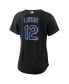 Women's Francisco Lindor Black New York Mets 2022 Alternate Replica Player Jersey