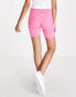 Puma – Acid Bright – Gerippte Legging-Shorts in Rosa – Exklusiv bei ASOS