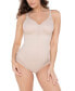 Корректирующее белье для женщин Miraclesuit Womens Extra Firm Tummy-Control Sheer Trim Bodysuit 2783