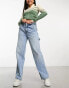 Cotton:On relaxed wide leg jean in light wash denim