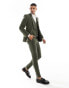 ASOS DESIGN super skinny suit jacket in khaki