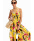 Women's Tropical halter neck jumpsuit