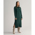 GANT Relaxed Utility Long Sleeve Long Dress