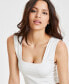 Women's Sleeveless Square-Neck Bodysuit, Created for Macy's