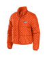 Women's Orange Denver Broncos Puffer Full-Zip Jacket