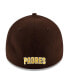 Men's Brown San Diego Padres 2024 MLB World Tour Seoul Series 39THIRTY Flex Hat