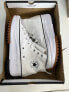 Converse Run Star Hike Hi White Black Gum Men's Sneakers Size 8 New 166799C