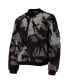 Women's Black Chicago Bulls Camo Sherpa Full-Zip Bomber Jacket