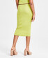 Women's Textured Knit Midi Skirt, Created for Macy's