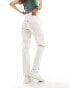 Levi's 501 crop straight fit jean in white