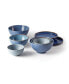 Luna Nesting Blue 8 Piece Dinnerware Set