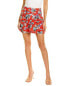 Iro Suppie Silk Mini Skirt Women's Red 36