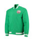 Men's Boston Celtics Kelly Green Hardwood Classics 75th Anniversary Authentic Warmup Full-Snap Jacket