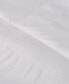 European White Goose Down 1000 Thread Count Cotton Comforter, King