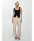 Women's Pleat Straight Trousers