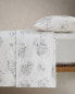 Toile de jouy beach flat sheet