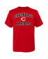 Big Boys Red Cincinnati Reds Heart and Soul T-shirt