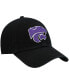 Men's Black Kansas State Wildcats Vintage-Like Clean Up Adjustable Hat